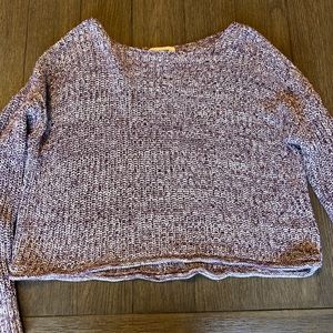 PINK purple knit sweater